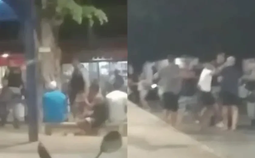 PM é atingido por garrafa de vidro durante confusão em bloco de Carnaval