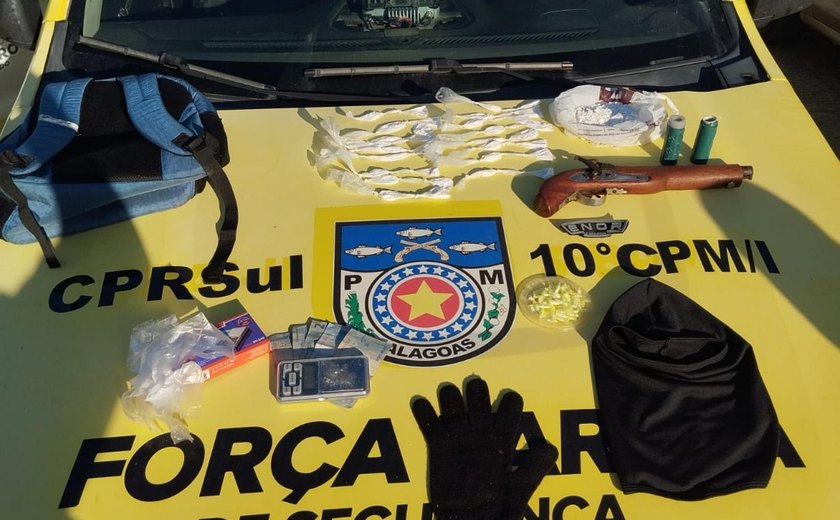10ª Companhia da PM-AL em Junqueiro impede comercialização de drogas em escola