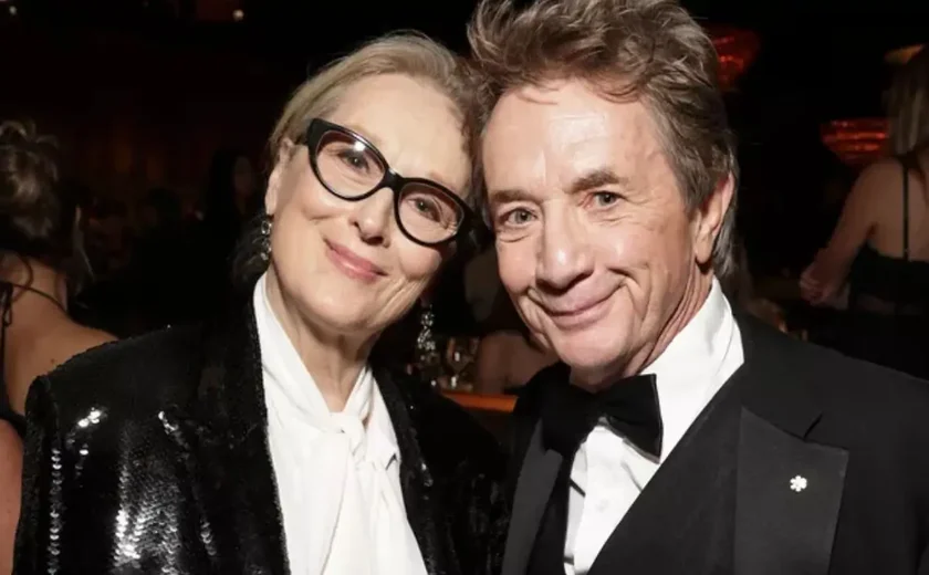 Em meio a rumores de romance, Meryl Streep e Martin Short são vistos juntos em restaurante na Califórnia