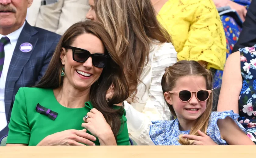 Princesa Kate vai à final masculina de Wimbledon, e William prestigia decisão da Eurocopa