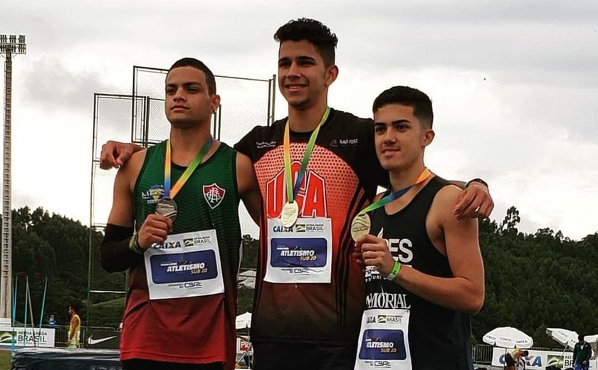Ex-aluno da Rede Municipal conquista a medalha de bronze no salto triplo em Campeonato Brasileiro