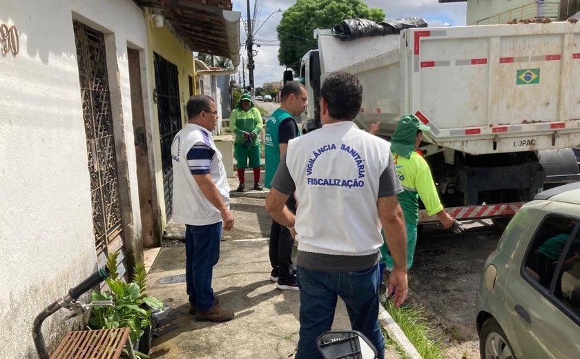 Prefeitura de Maceió retira quatro toneladas de lixo de residência na Santa Lúcia