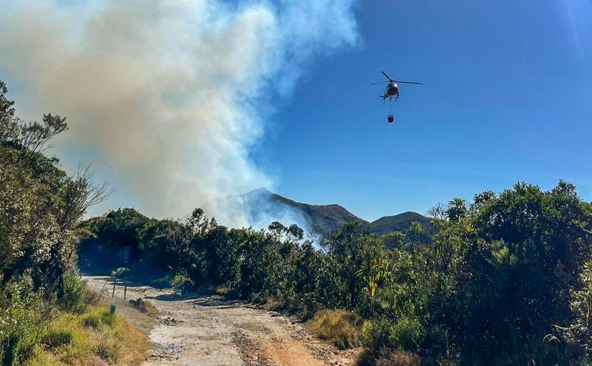 Parque Nacional do Itatiaia tem 300 hectares atingidos por incêndio