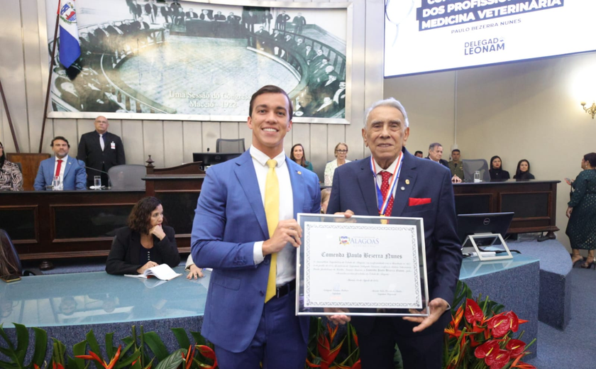 Assembleia homenageia pioneiros e destaques da medicina veterinária em Alagoas