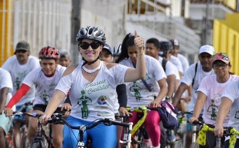 Semarhpi inicia Semana do Meio Ambiente com passeio ciclístico, em Palmeira