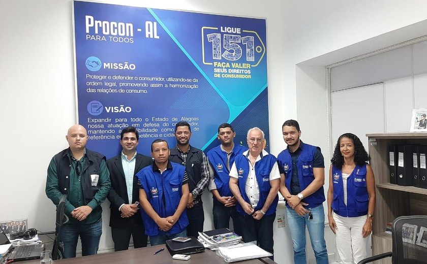 Procon Alagoas fornece treinamento aos fiscais do Procon de Rondônia