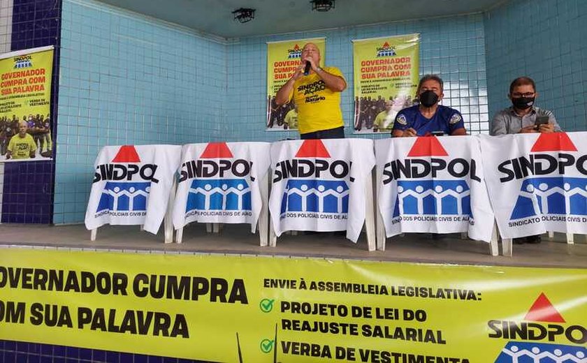 Policiais civis decidem por paralisação por tempo determinado até sexta-feira