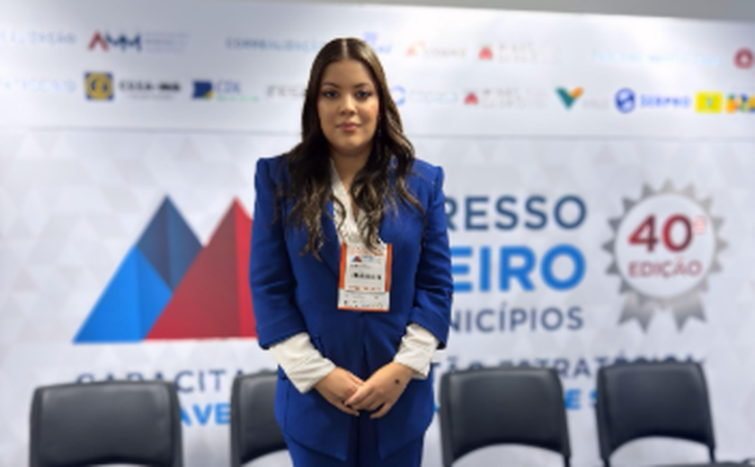 Advogada alagoana Izabelly Romão palestra sobre LGPD no maior congresso de gestão municipal do Brasil