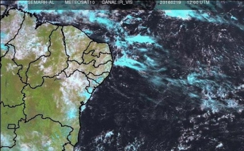 Previsão mostra possibilidades de chuvas no Litoral alagoano