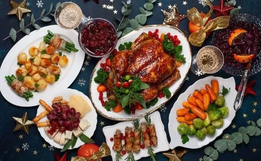 Confira os alimentos tradicionais da ceia de Natal que mais engordam