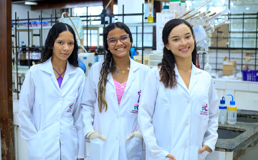 Três estudantes alagoanas são selecionadas para o programa Futuras Cientistas
