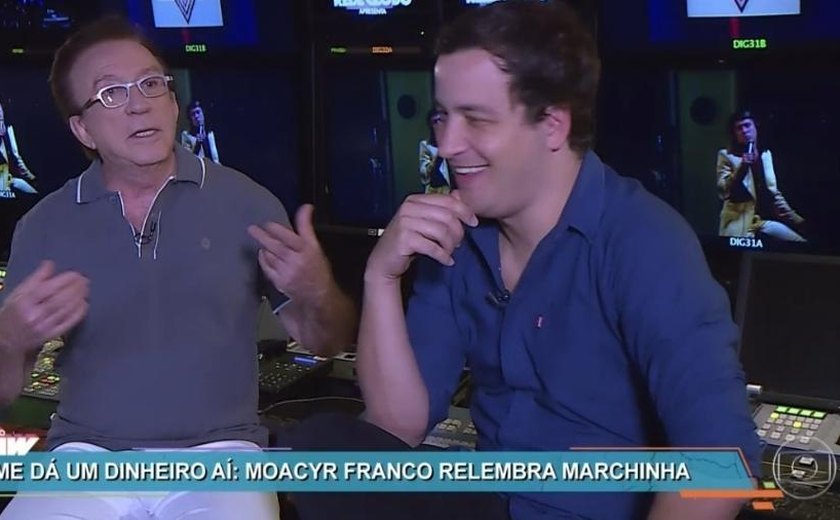 Globo homenageia Moacyr Franco e exclui seus 20 anos no SBT