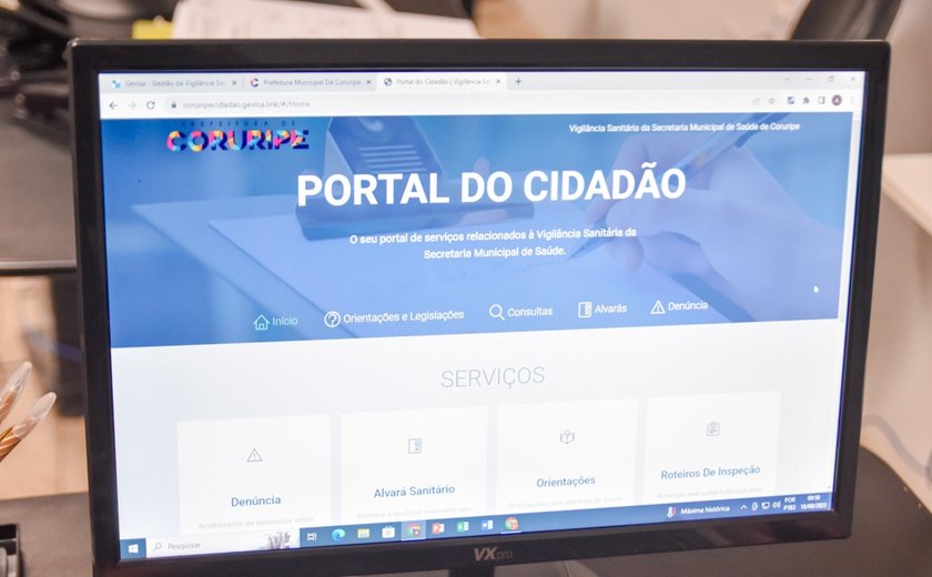 Visa de Coruripe disponibiliza serviços através do portal da Prefeitura