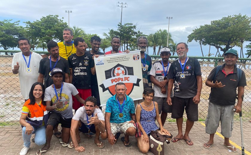 Torneio de futebol dos Centros Pops é marcado por alegria e diversão