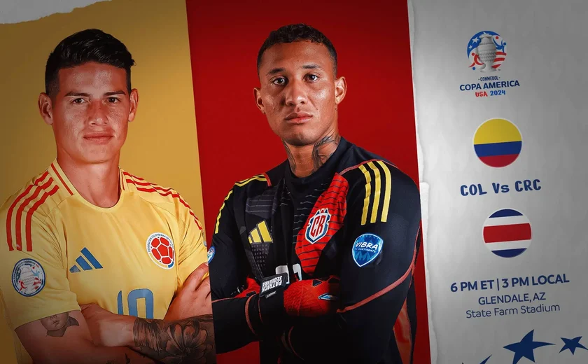 Colômbia e Costa Rica abrem segunda rodada do Grupo D em jogo decisivo