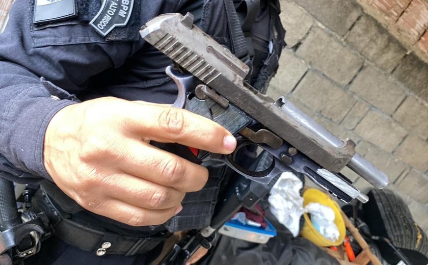 PM apreende armas de fogo durante ações distintas em União dos Palmares