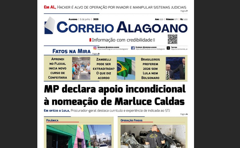 MP declara apoio incondicional à nomeação de Marluce Caldas