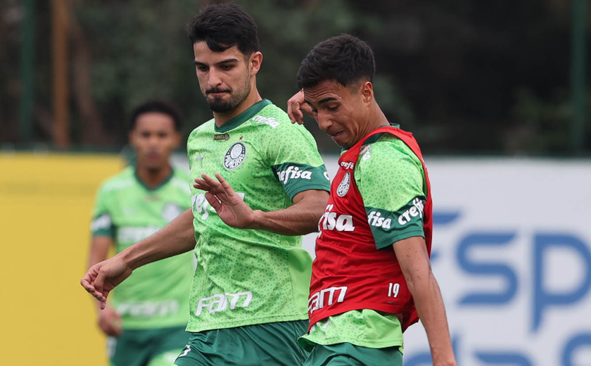 Palmeiras treina posicionamento e finalização após 2 dias de folga em calendário mais leve