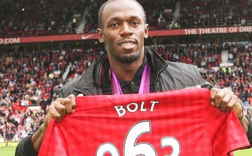 Usain Bolt se candidata a &#8216;peneira&#8217; para jogar no Manchester United