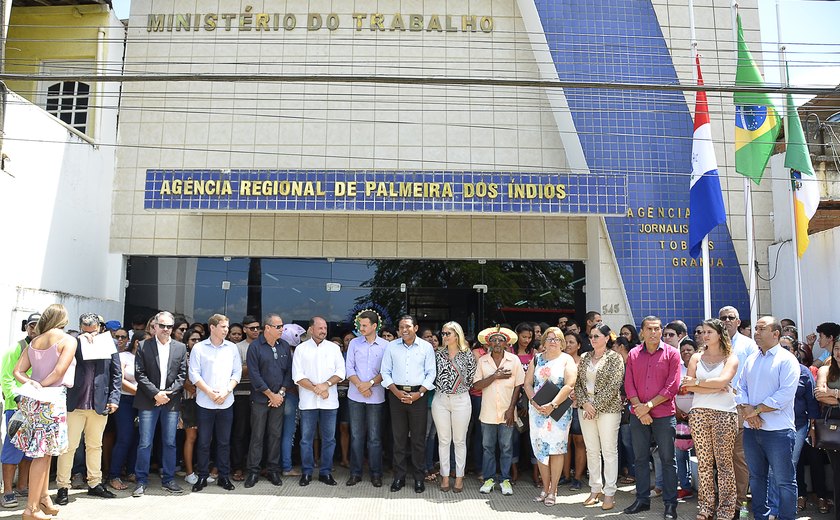 Nova Agência do Ministério do Trabalho foi inaugurada hoje (2), em Palmeira