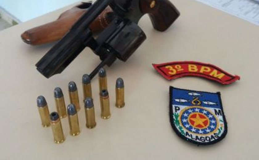 3º BPM realiza apreensões de armas de fogo e drogas nos municípios de Arapiraca e Craíbas