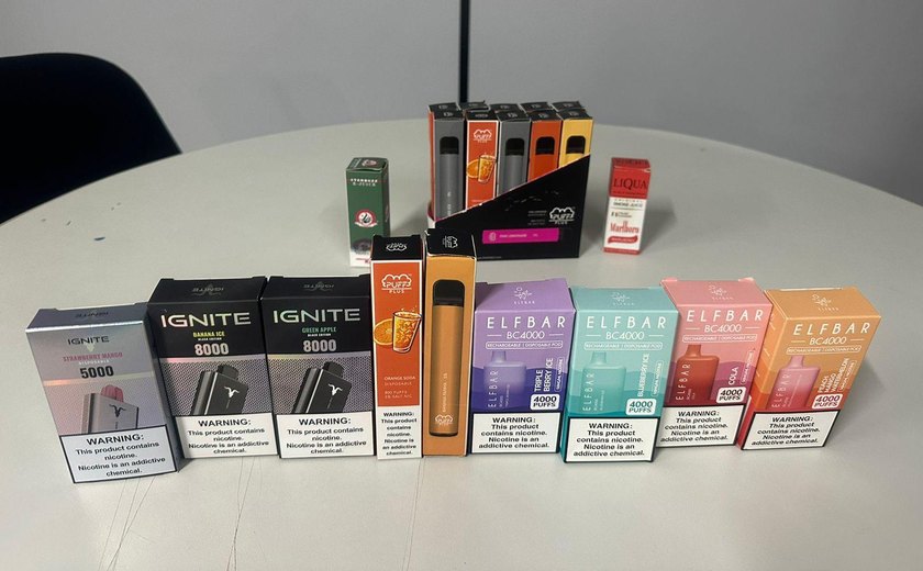 Vigilância Sanitária fiscaliza comercialização de cigarros eletrônicos