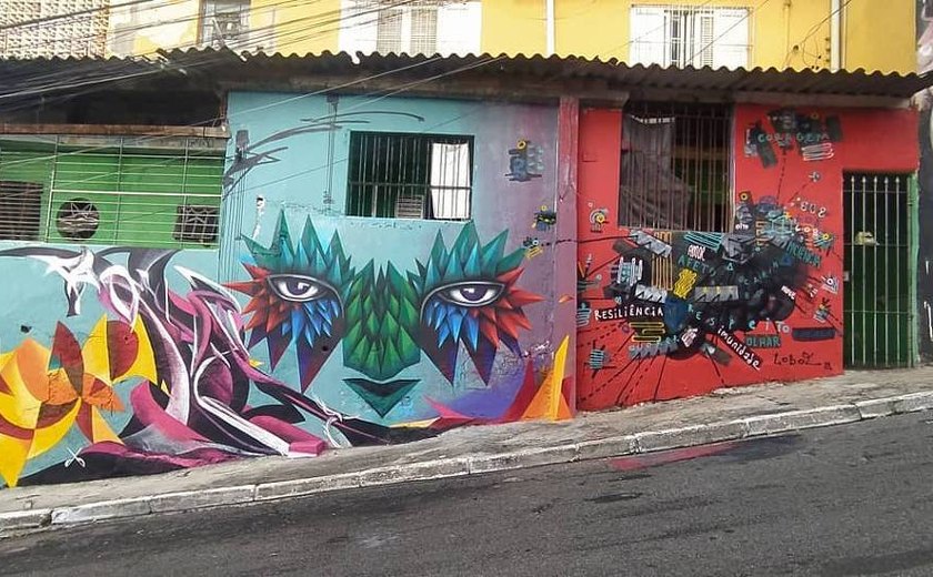 Galeria de arte a céu aberto dá vida à zona leste de SP