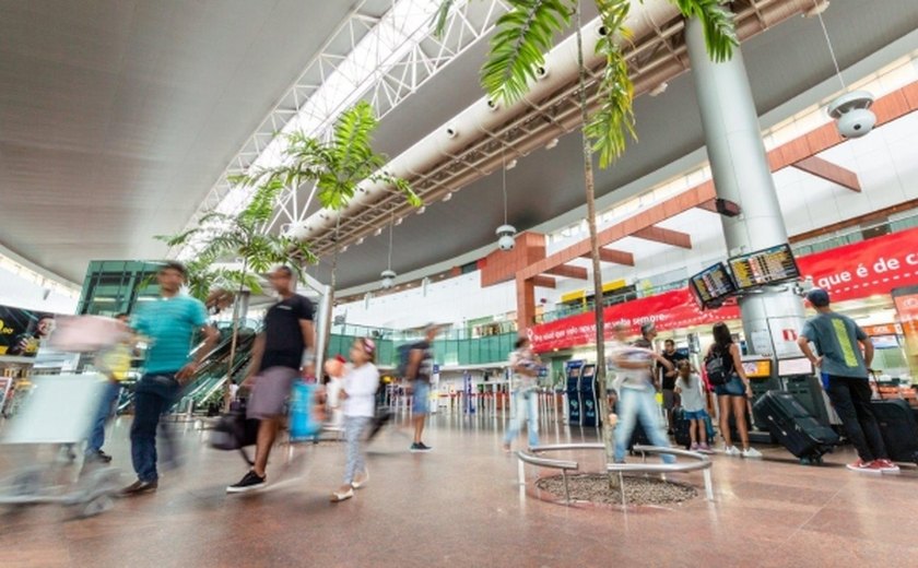 Fluxo acumulado de passageiros em Alagoas cresce no primeiro trimestre de 2019