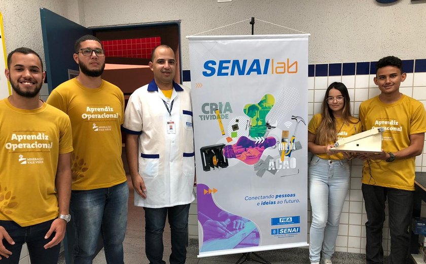 Aprendizes de Operação de Planta fazem protótipo de transportador de correia