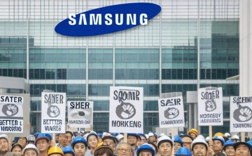 Trabalhadores da Samsung começam paralisação geral na Coreia do Sul