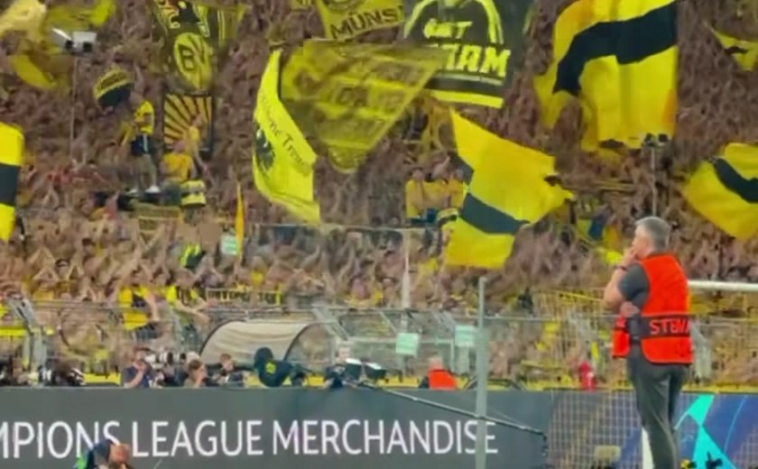 Muralha amarela: Festa da torcida do Borussia Dortmund em 1ª semifinal de Champions após 11 anos impressiona; veja imagens e repercussão