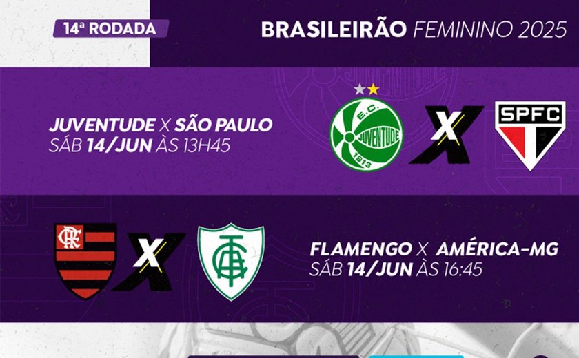 TV Brasil exibe rodada dupla do Brasileirão Feminino neste sábado