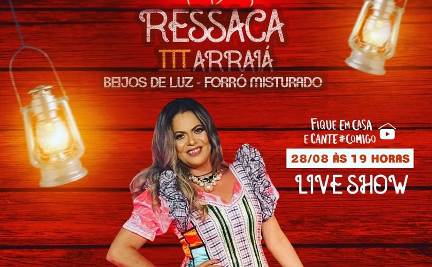 Orleane Plácido fará live beneficente hoje (28)