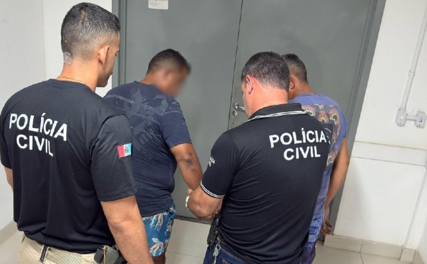 Polícia Civil efetua prisão de dois indivíduos acusados de estelionato