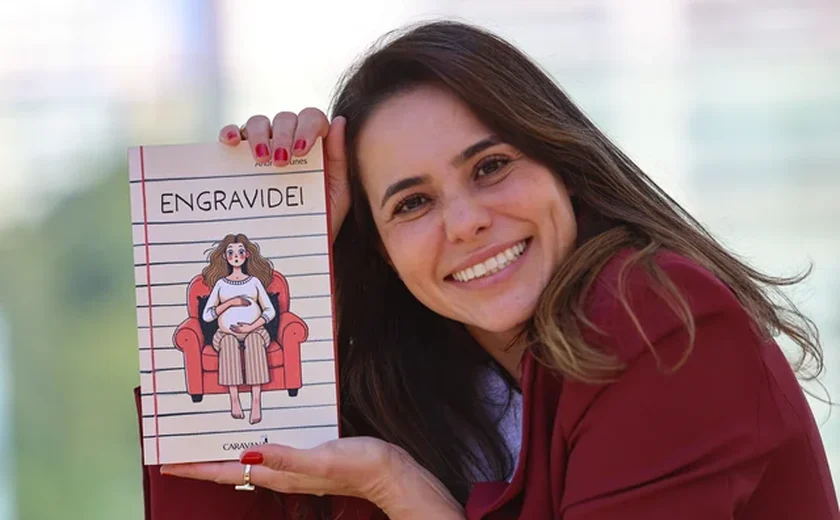 Destaque na Flip, Andrea Nunes lança obra que reflete sobre os desafios da maternidade ao revisitar, dez anos depois, crônicas escritas durante a gravidez
