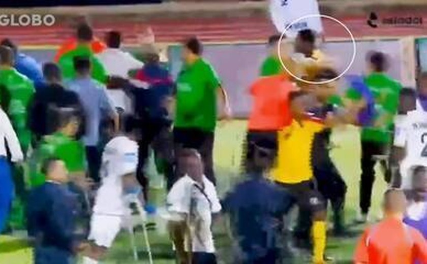 Cenas lamentáveis! Final de torneio de futebol para amputados termina em pancadaria na África; vídeo