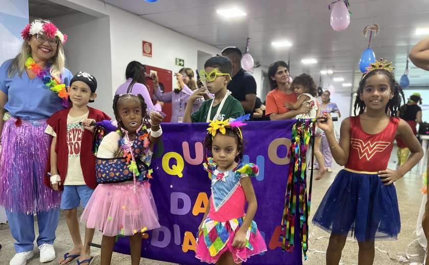 Bloquinho da Pediatria anima o carnaval das crianças no HGE