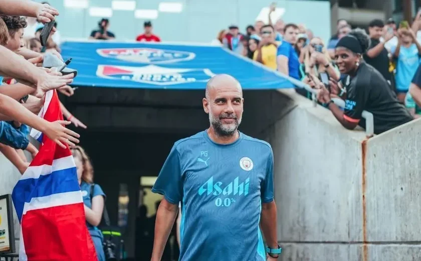 Guardiola elogia 'um contra um' de Savinho, reforço do Manchester City: 'Devastador'