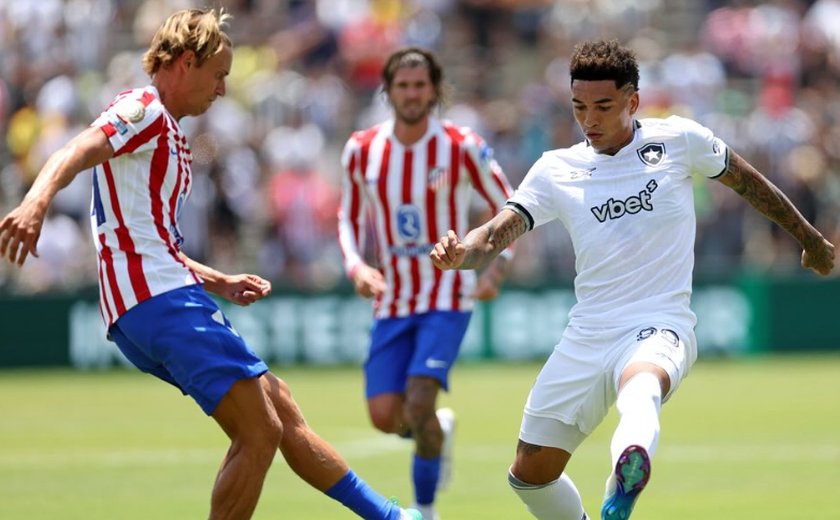 Botafogo perde por 1 a 0, mas despacha Atlético de Madrid e pode pegar o Palmeiras no Mundial