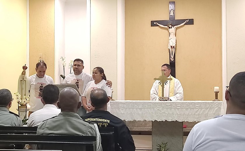 Batalhão de Trânsito da PM realiza missa em memória às vítimas de acidentes