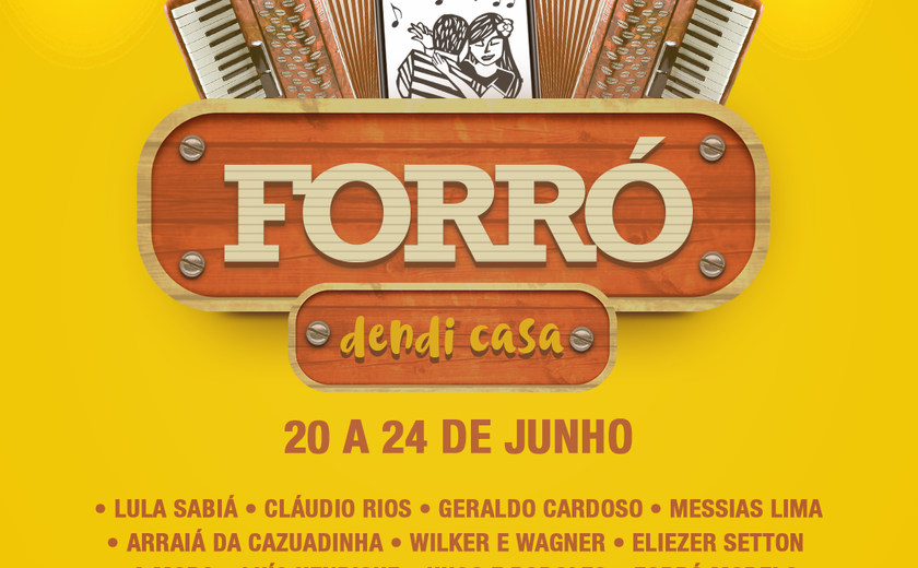 Cultura realiza o Forró Dendi Casa em comemoração aos festejos juninos
