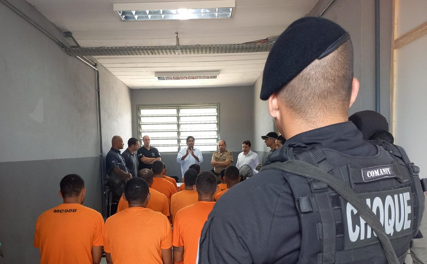 Comando da PM realiza visitas de inspeção a unidades do sistema penitenciário de Alagoas