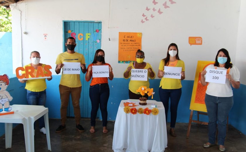Dia Nacional de Combate ao Abuso e Exploração Sexual de Crianças e Adolescentes é tema de palestra no CRAS do Pontal de Coruripe