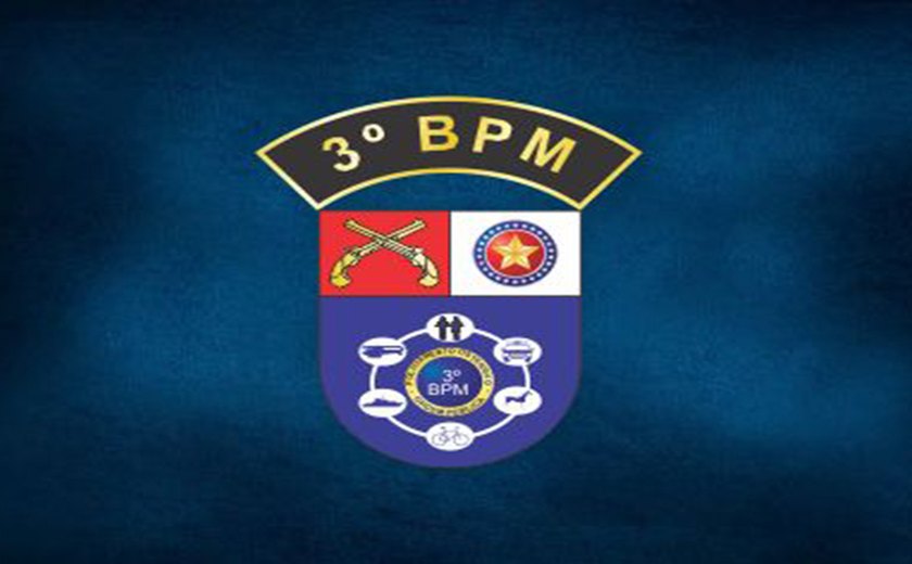 3º Batalhão registra ocorrência de roubo em Arapiraca; arma é apreendida