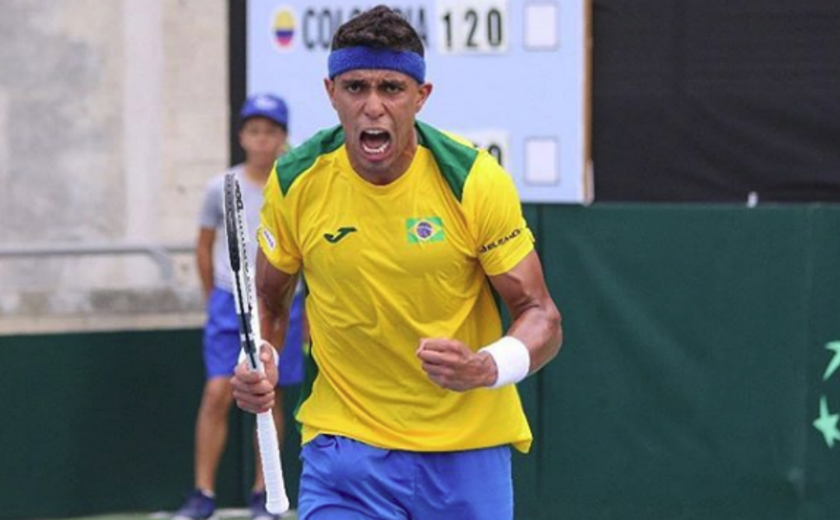 Thiago Monteiro perde e Colômbia empata com o Brasil no Zonal da Copa Davis