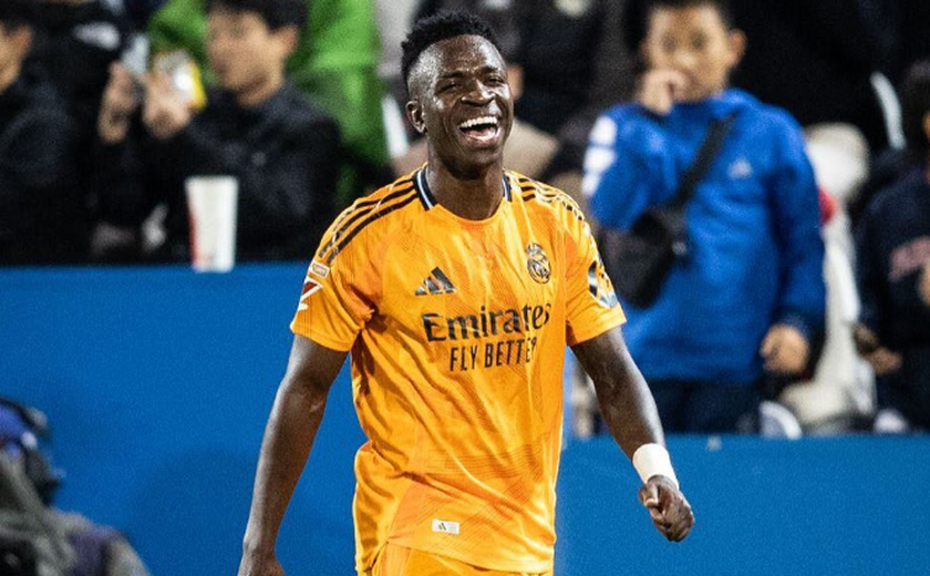 Vini Jr. volta, faz gol e Real Madrid derrota a Atalanta pela Liga dos Campeões