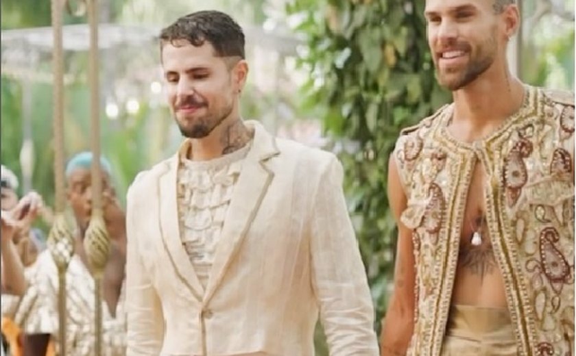 Rodrigo Malafaia e Leandro Buenno se casam no civil após festão em 2022