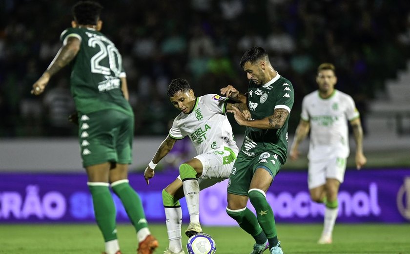 América-MG recebe lanterna Guarani pela Série B do Brasileiro