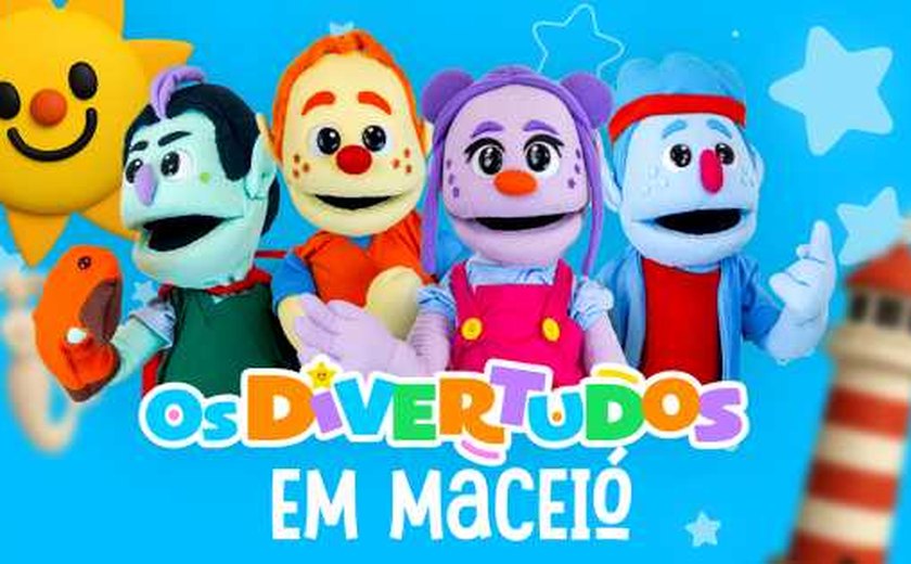 Os Divertudos estreiam espetáculo musical com fantoches em Maceió nos dias 3 e 10 de julho