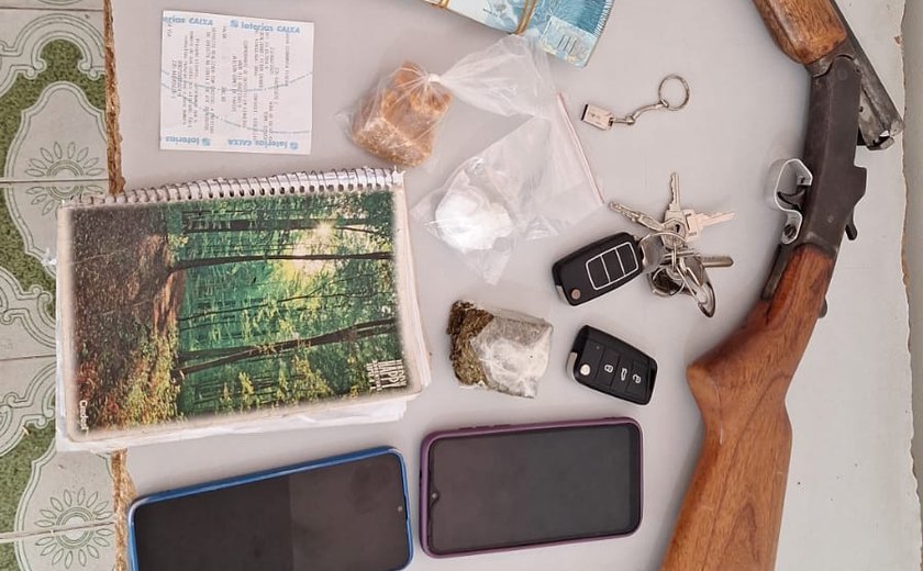 Polícia Civil realiza operação contra o tráfico de drogas em Feira Grande